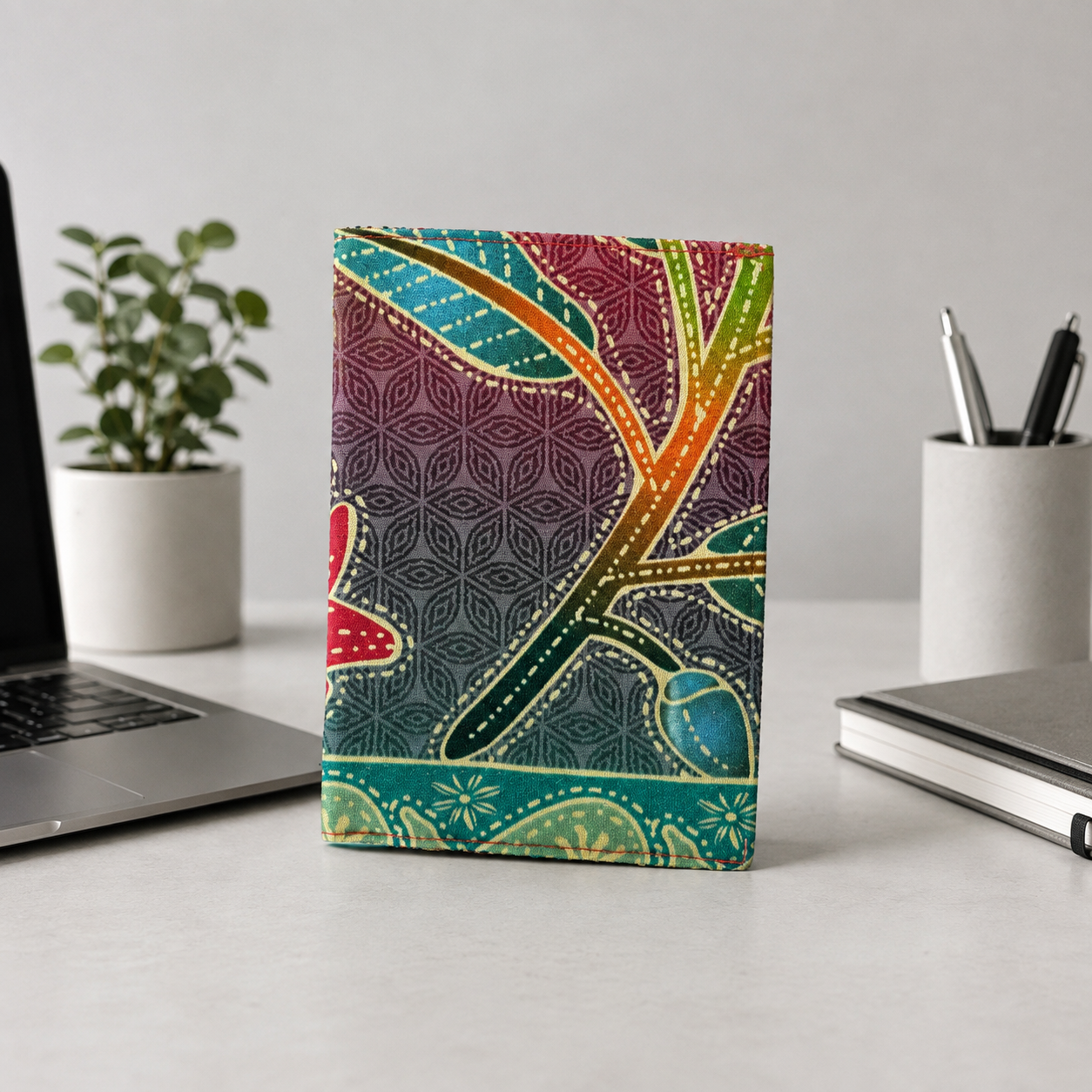 Kongsi Raya Fabric Passport Holder