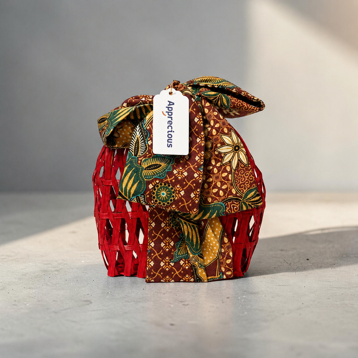 Handwoven Rattan Basket