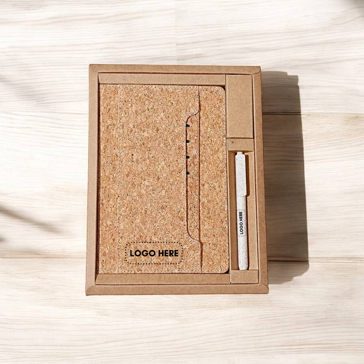 Cork Business Stationery Set