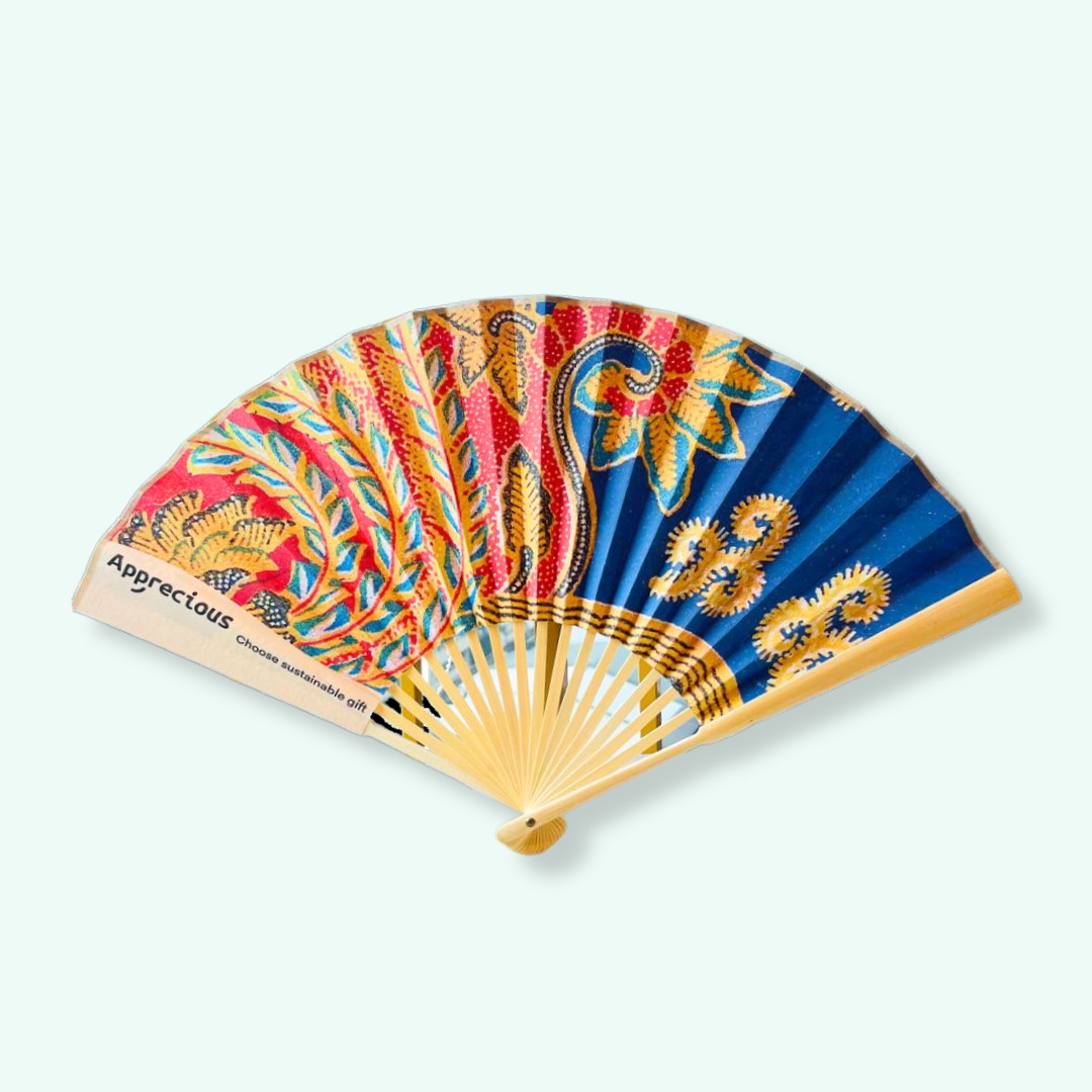 Custom Print Rice Paper Fan