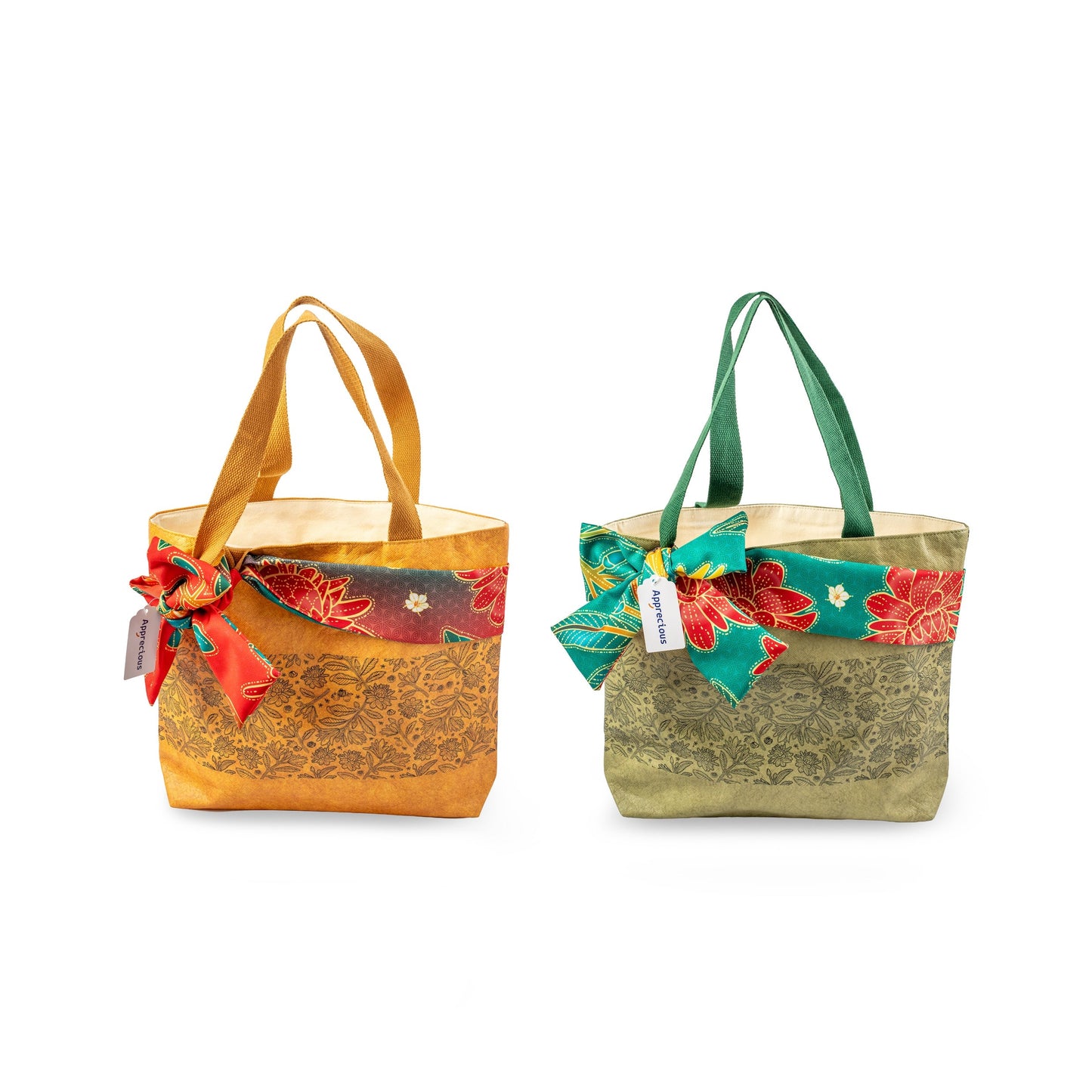 Recyclable Dupont Paper Batik Canvas Tote Bag