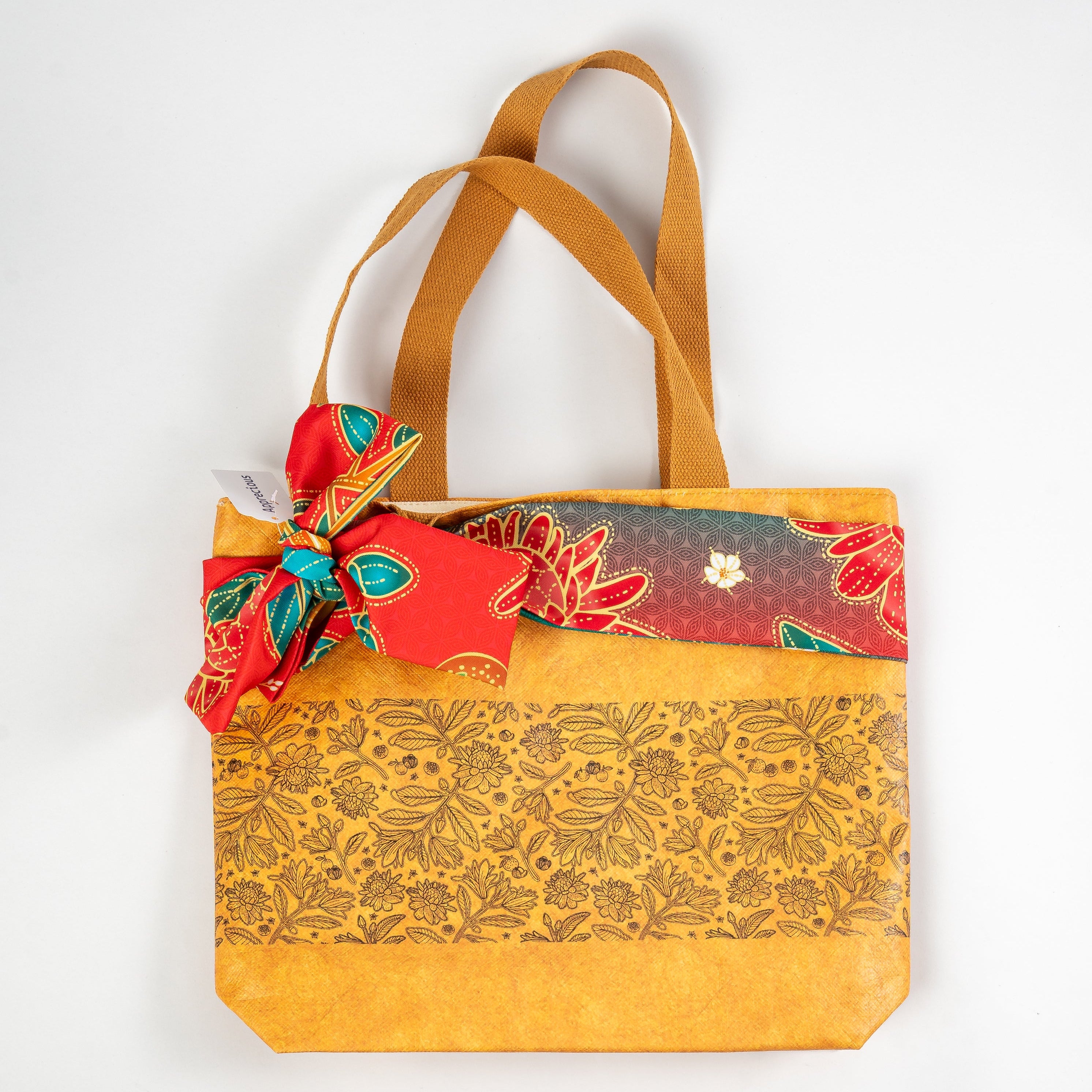 Recyclable Dupont Paper Batik Canvas Tote Bag