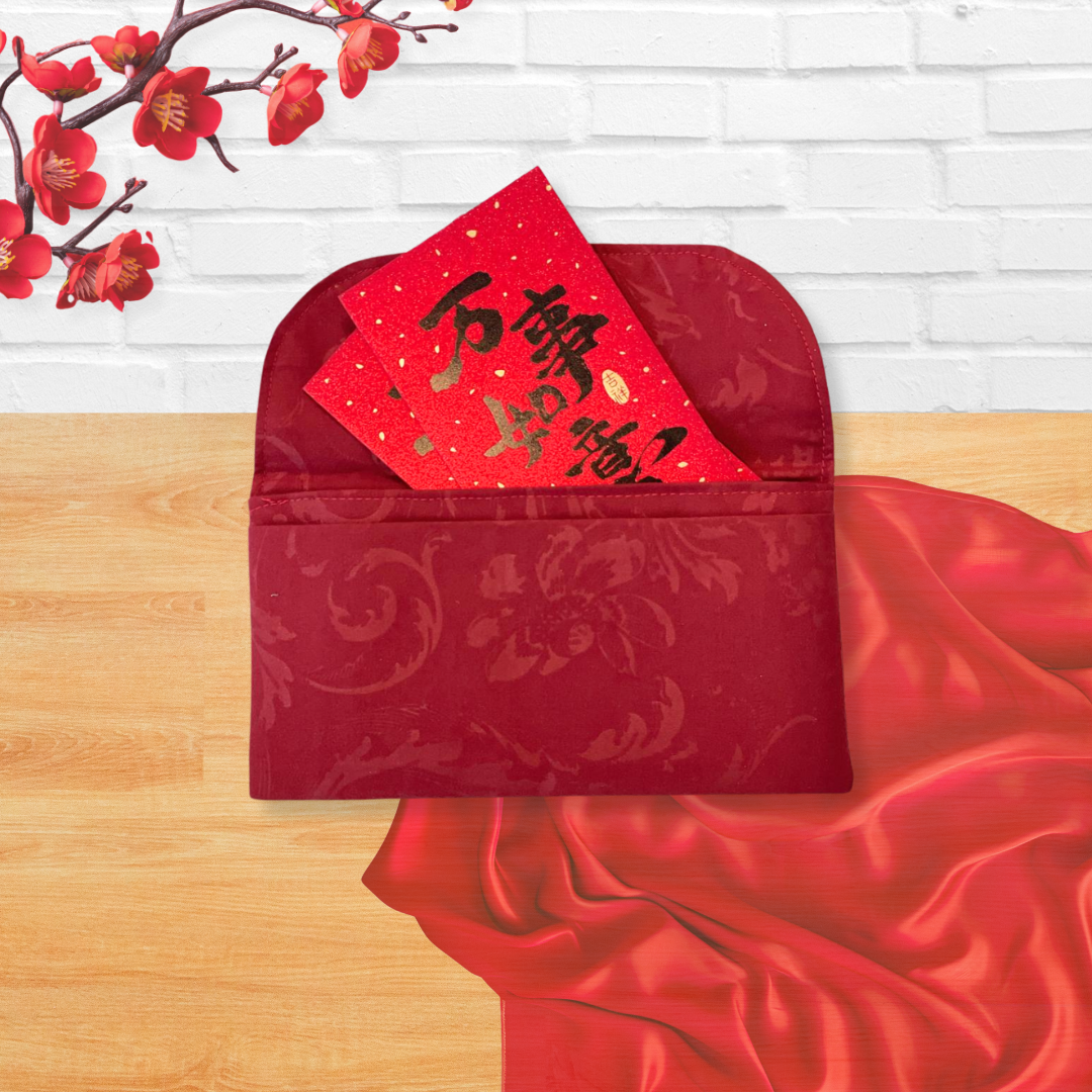 CNY Handmade Blessing Fabric Pouch