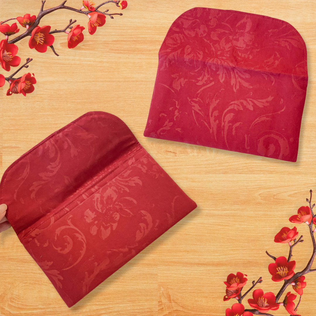 CNY Handmade Blessing Fabric Pouch