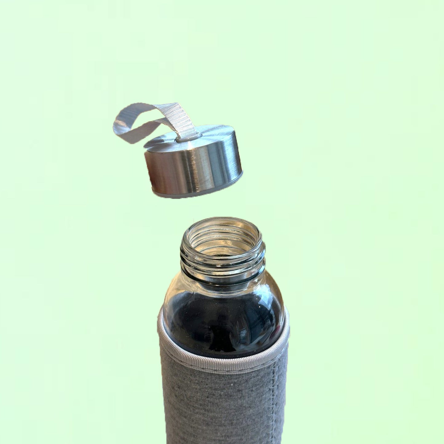 Glass Bottle with Neoprene Pouch (300ml)