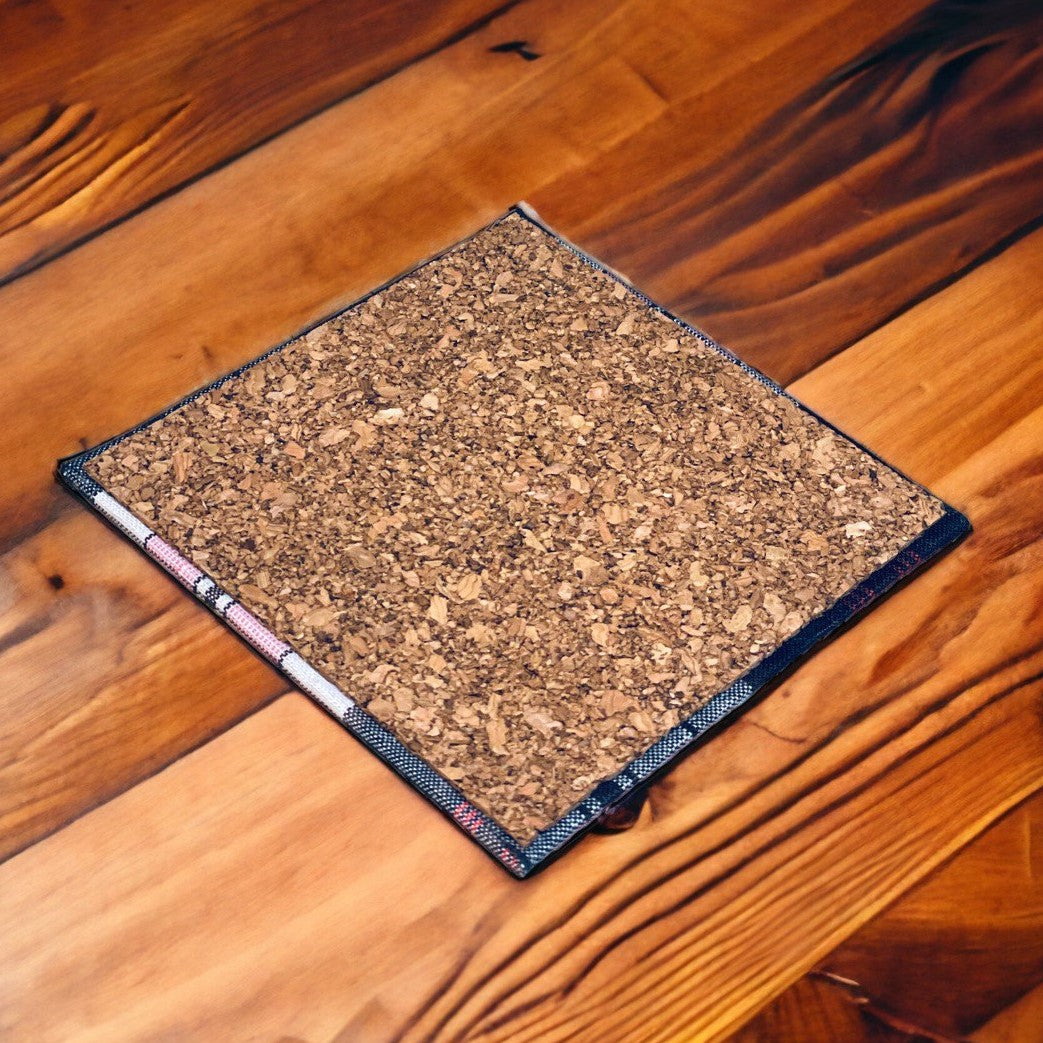 Handmade Batik Coaster with Cork