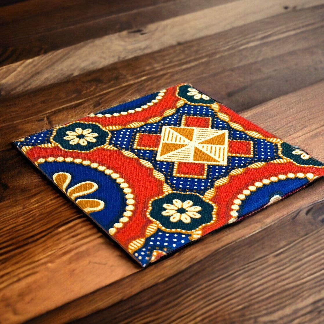 Handmade Batik Coaster with Cork