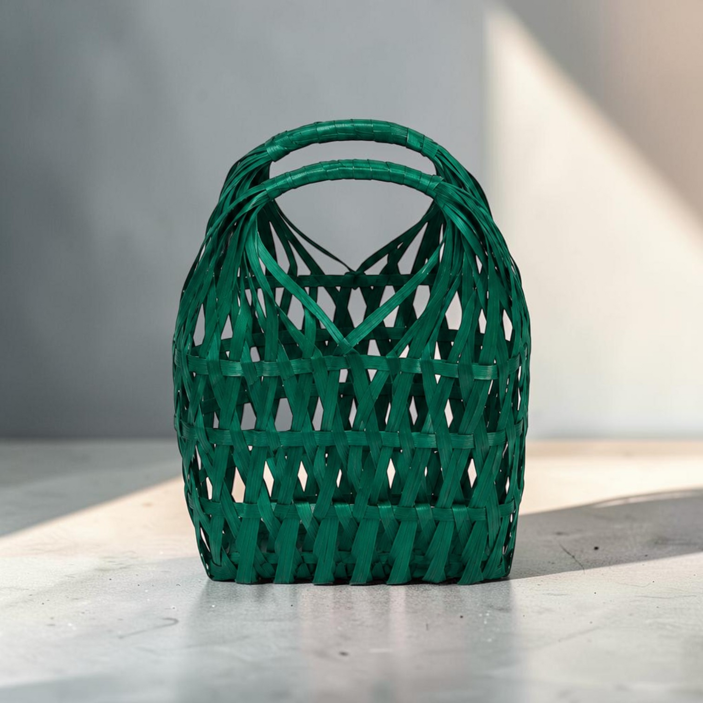 Handwoven Rattan Basket