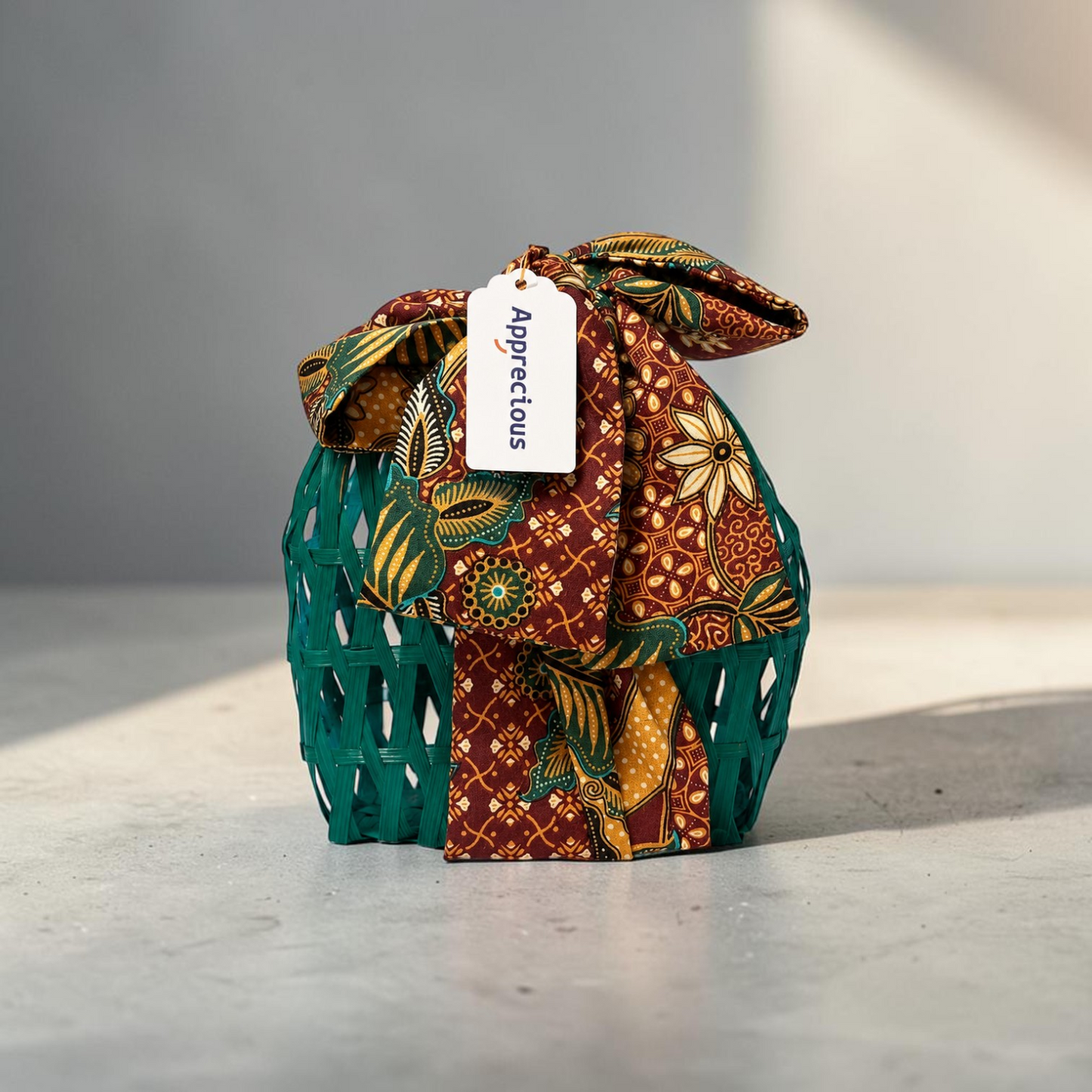 Handwoven Rattan Basket