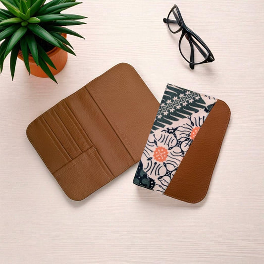 Premium Leather Batik Passport Holder