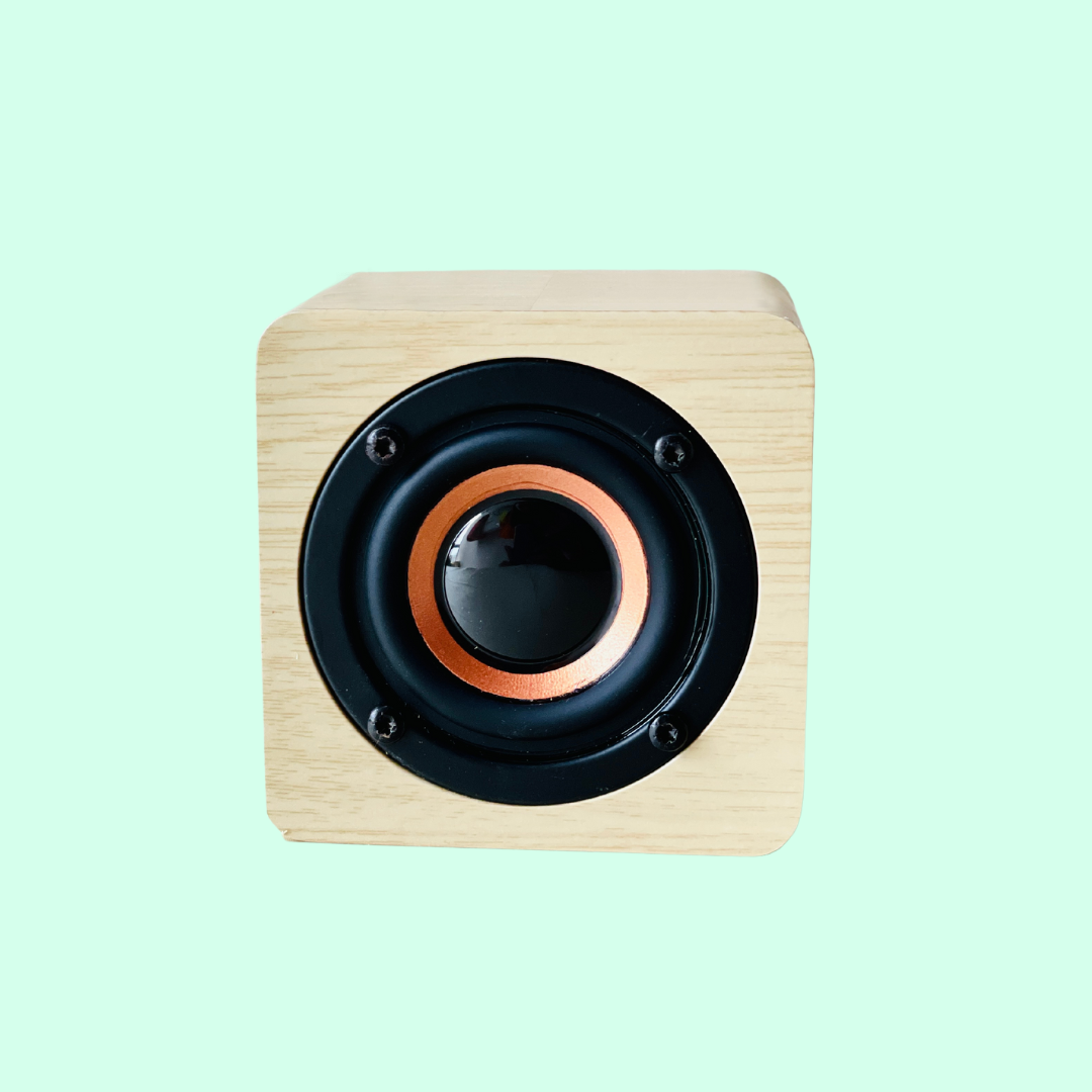 Mini Wooden Sound Bluetooth Speaker with Built-in Battery