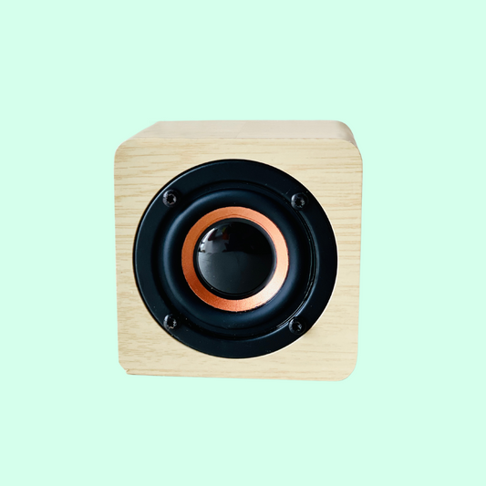 Mini Wooden Sound Bluetooth Speaker with Built-in Battery