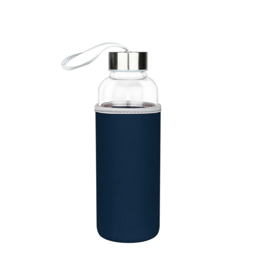 Glass Bottle with Neoprene Pouch (500ml)