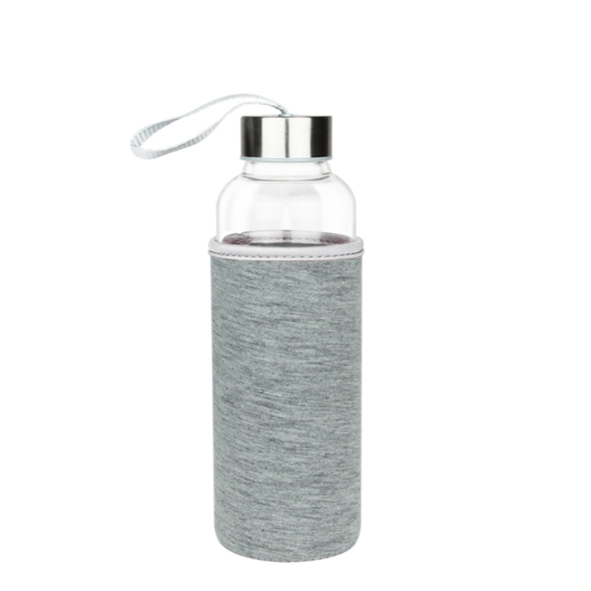 Glass Bottle with Neoprene Pouch (500ml)