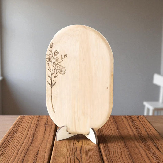 Wooden Elegant Plaque with Stand