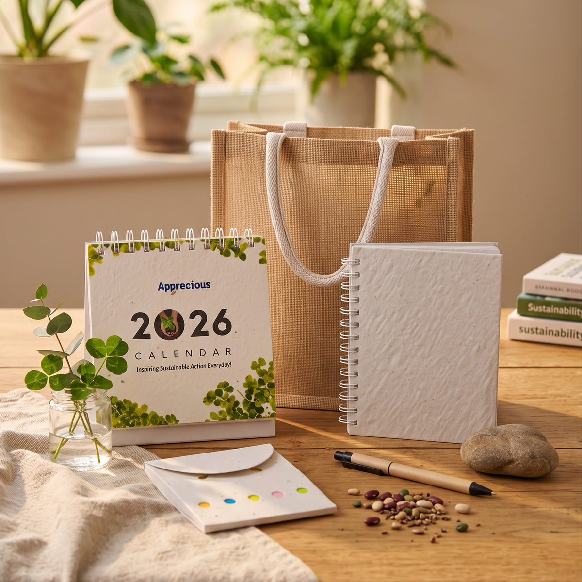 Plantable Seed Paper Work Desk Gift Set