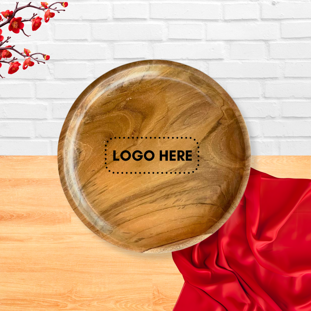 Teak Wood Wooden Plate