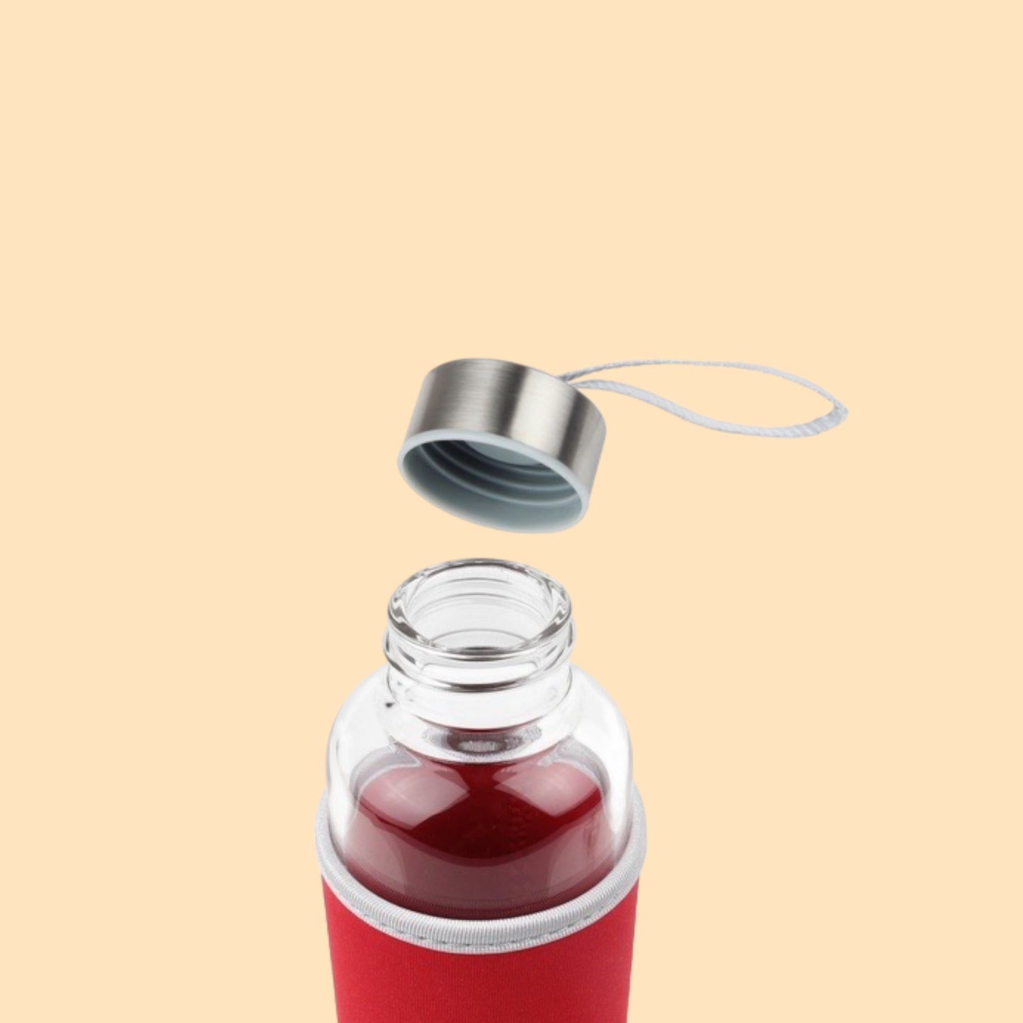 Glass Bottle with Neoprene Pouch (500ml)