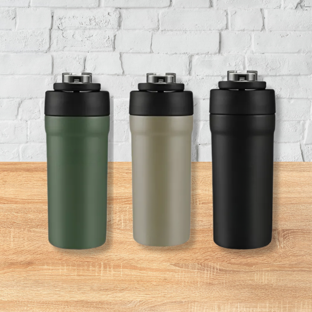 Tigo Stainless Steel Bottle with Straw and Handle (680ml)