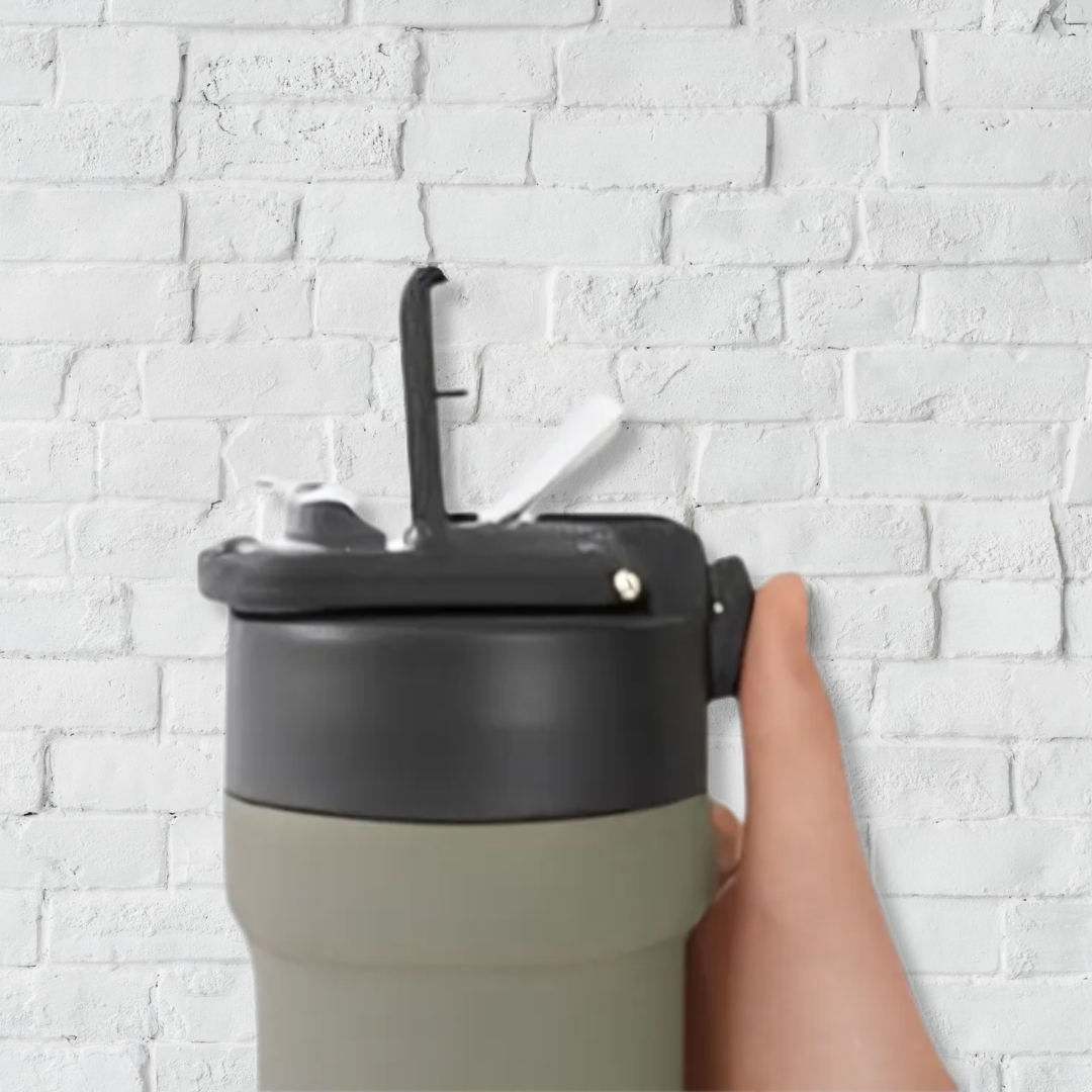 Tigo Stainless Steel Bottle with Straw and Handle (680ml)