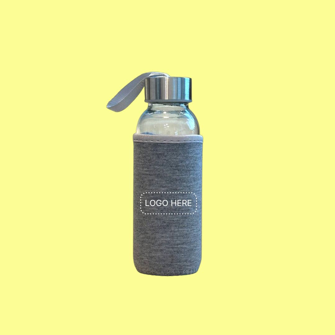 Glass Bottle with Neoprene Pouch (300ml)
