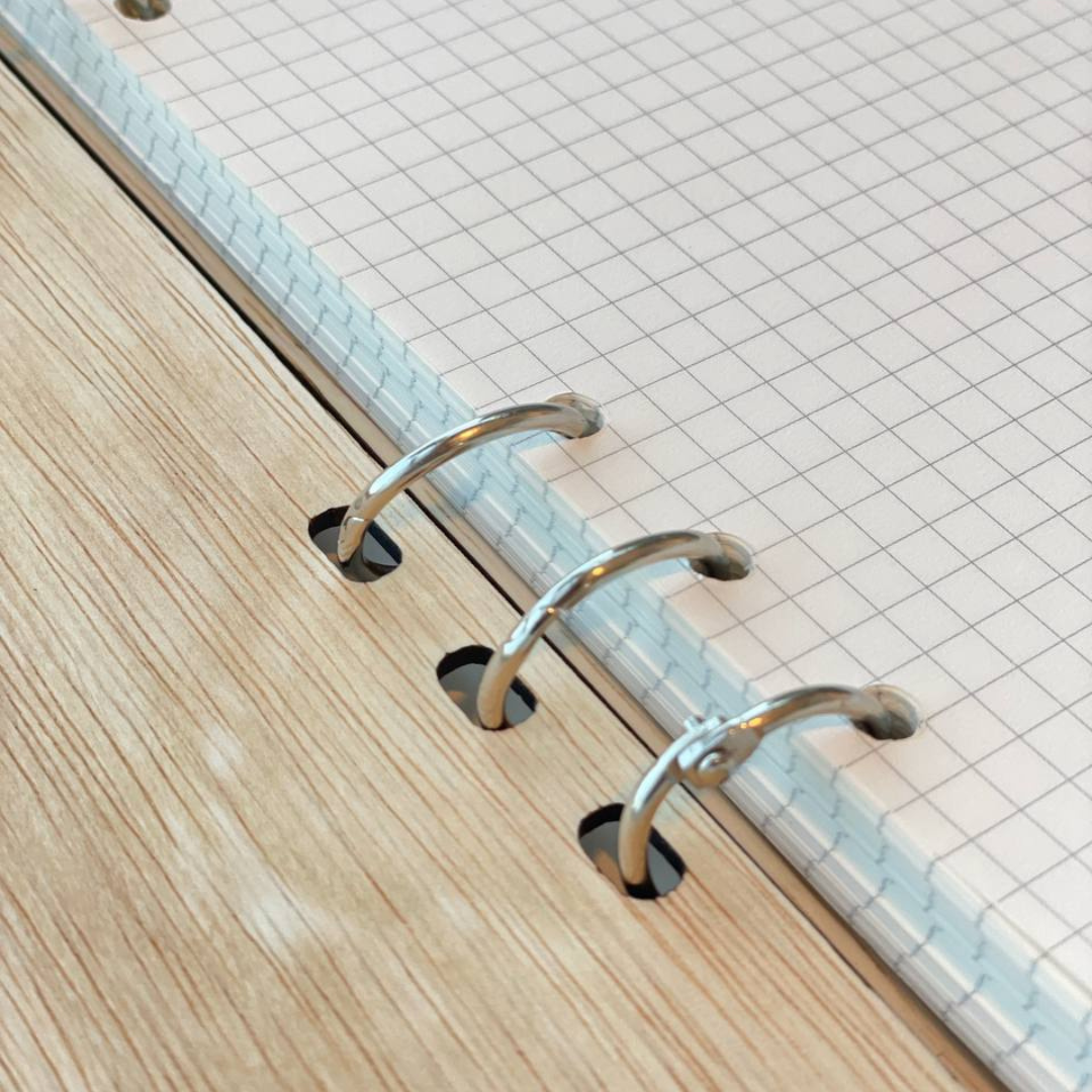 Wooden Cover 2025 Refillable Notebook