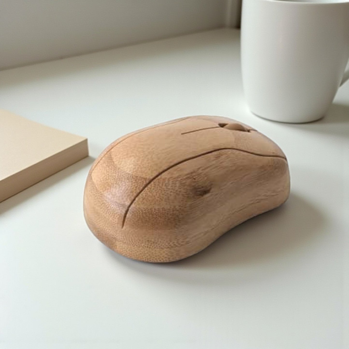 Eco-Friendly Bamboo Wireless Mouse