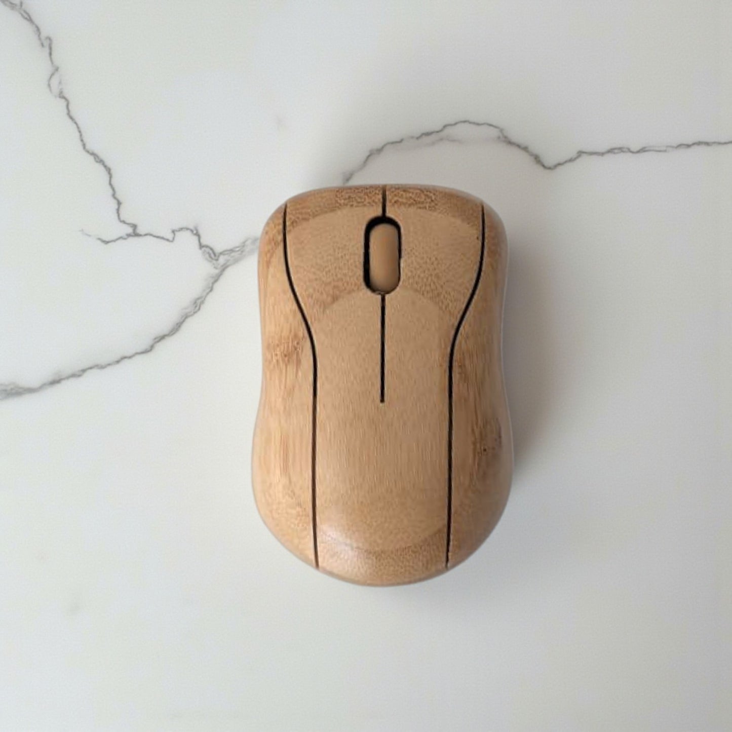Eco-Friendly Bamboo Wireless Mouse