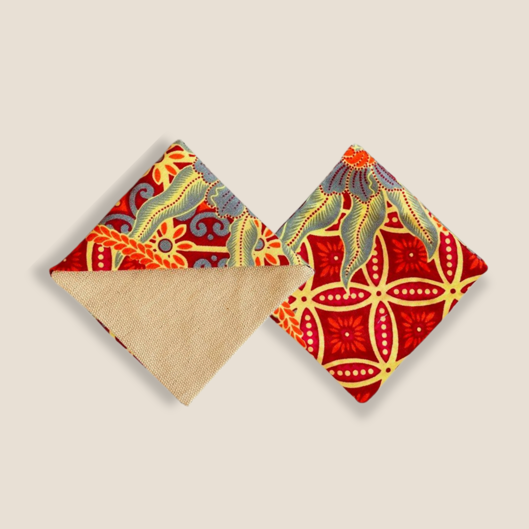 Batik Touch Handmade Coaster and Bookmark Set