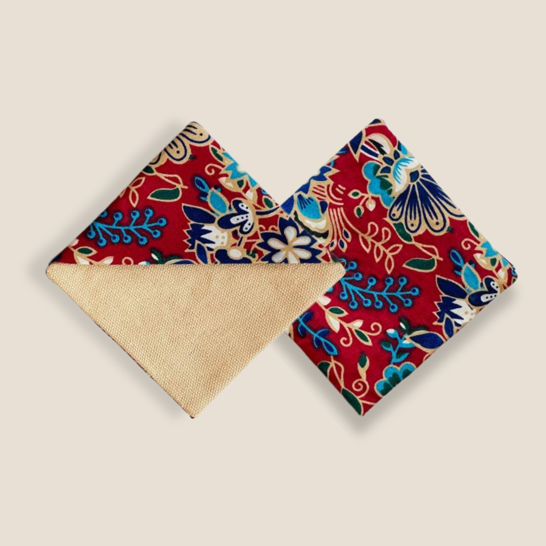 Batik Touch Handmade Coaster and Bookmark Set