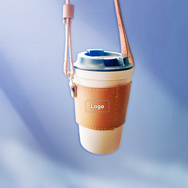 Leather-Ease Travel Mug with Handle