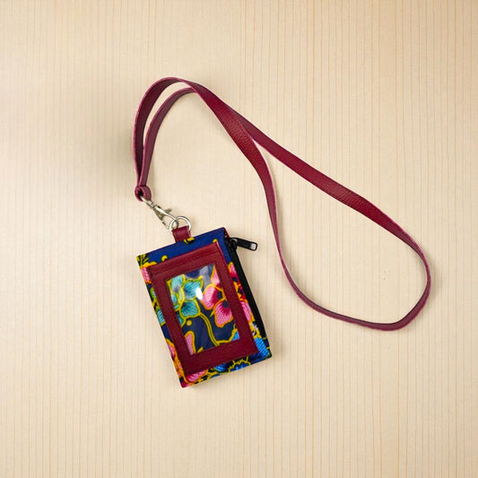 Premium Batik Lanyard Card Holder