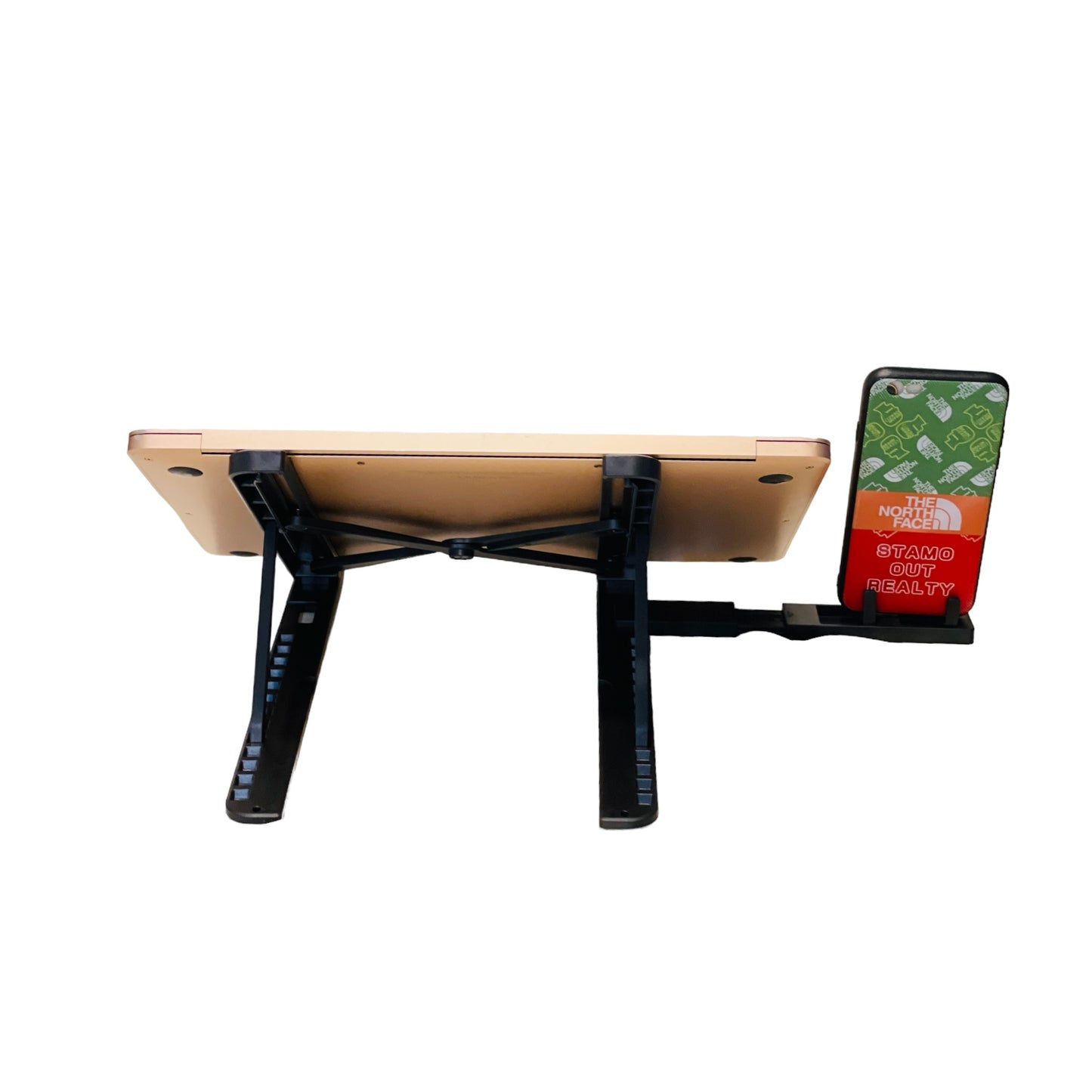 2-in-1 Laptop stand with phone holder