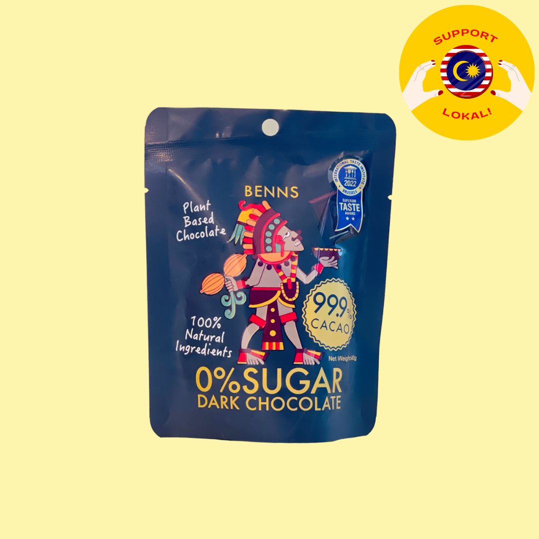 Benns Plant Based Chocolate 0% Sugar