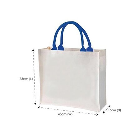 Colour Laminated Canvas Bag