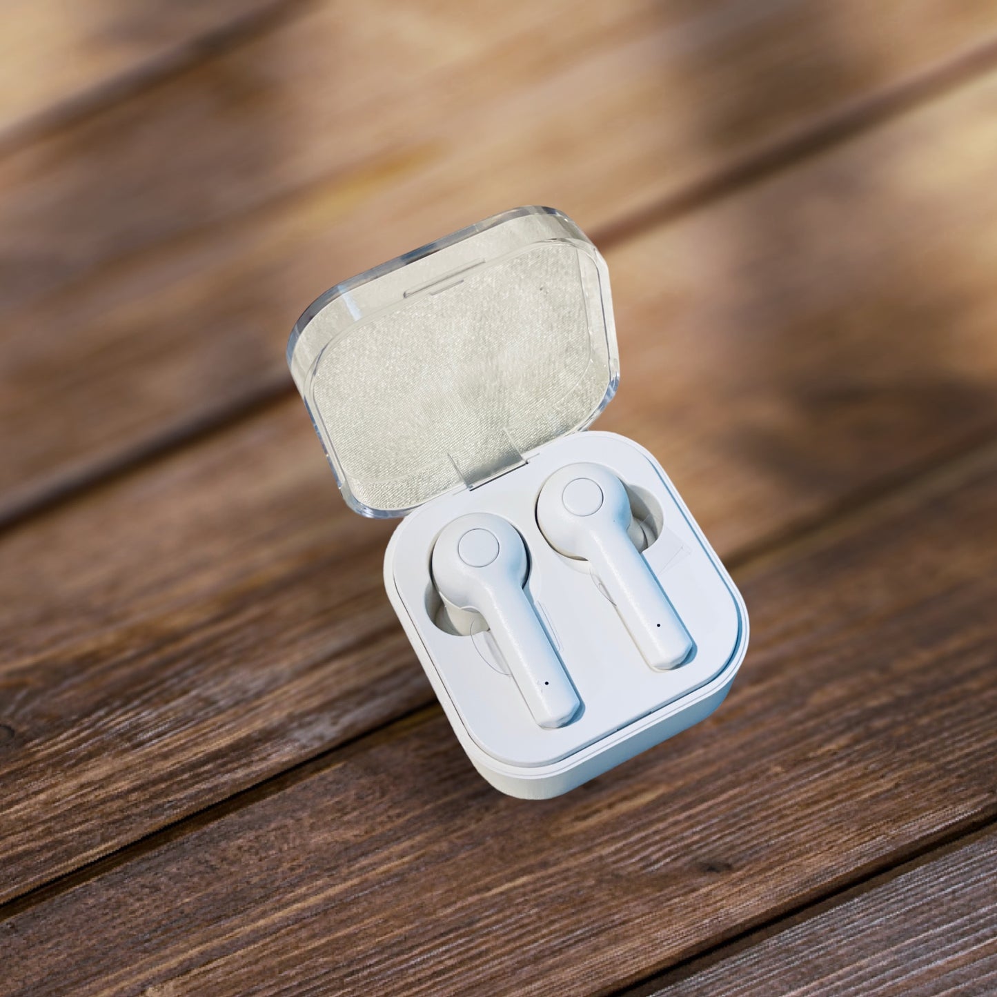 Bluetooth Earpods in a Charging Case