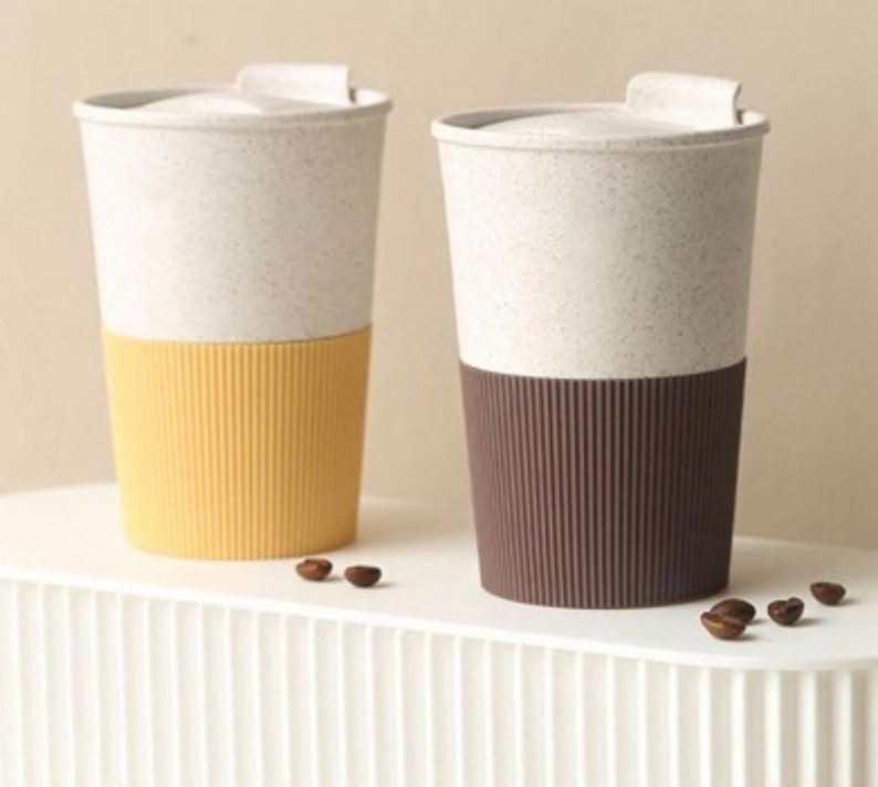 Eco-Wheat Tumbler with Silicone Holder