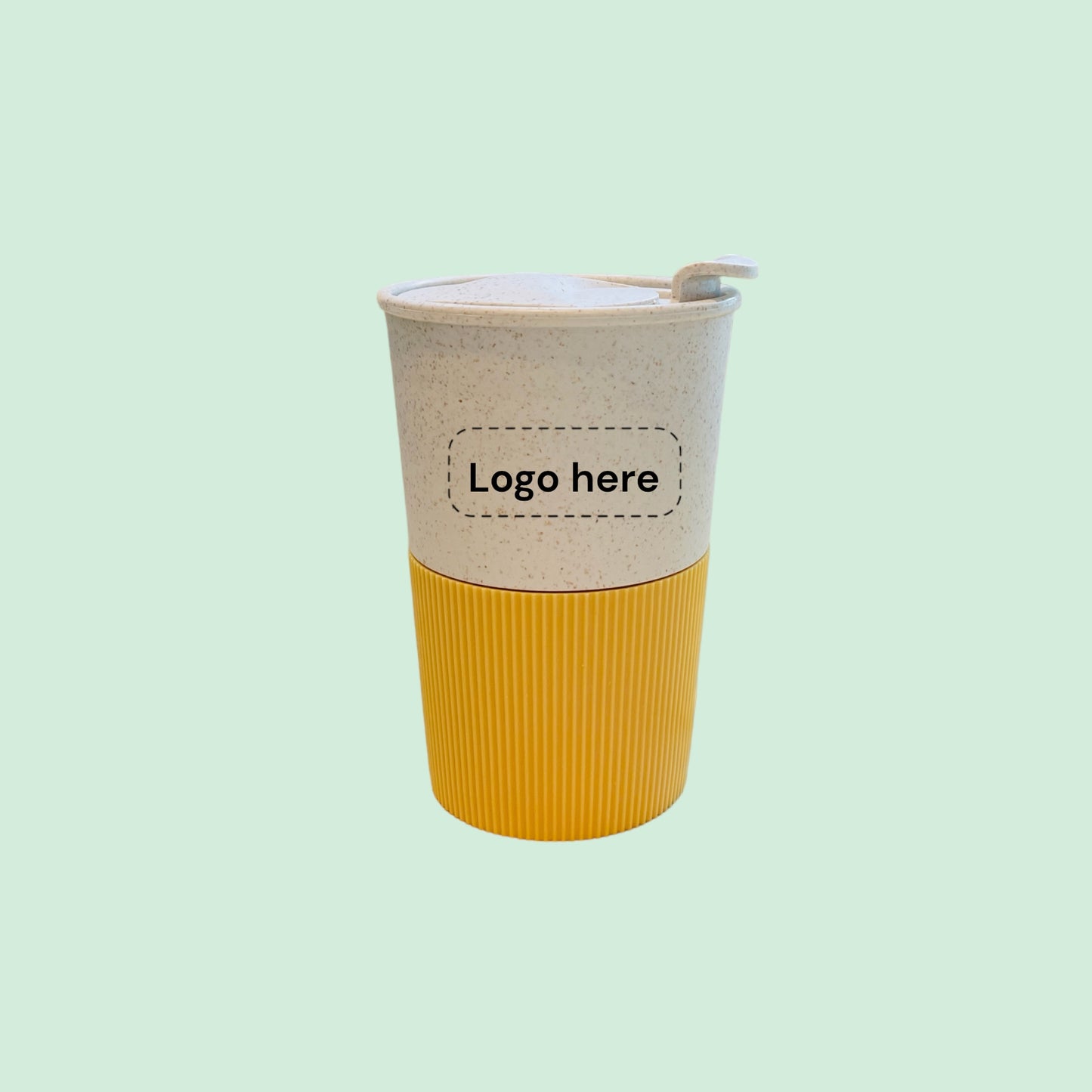 Eco-Wheat Tumbler with Silicone Holder