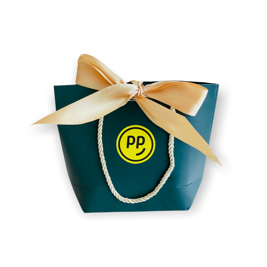 Goodies Bag with Gold Ribbon