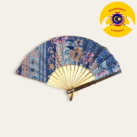Handmade Batik Foldable Fan