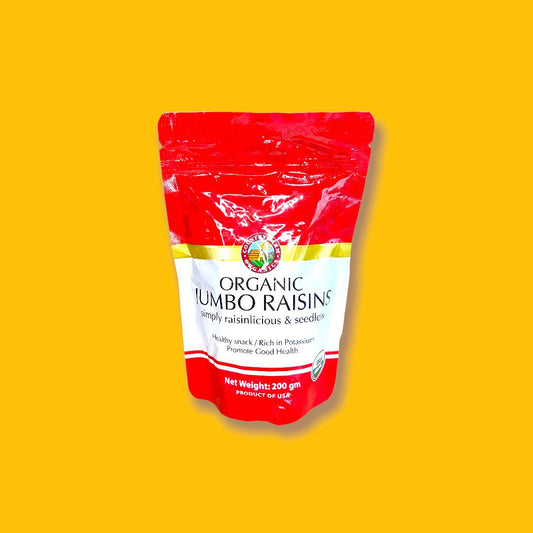 Organic Seedless Jumbo Raisins